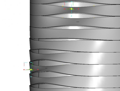 Parametric Facade: Shutter: Closer View